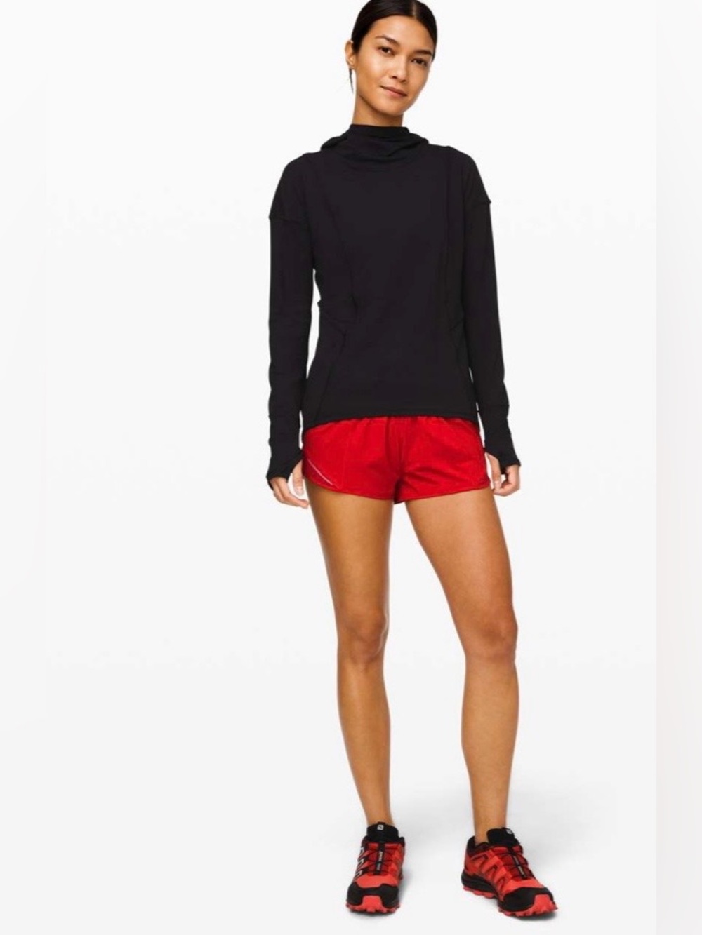 Lululemon Dark Red Hotty Hot Short II 2.5” Women's Athletic Shorts | Size 10
